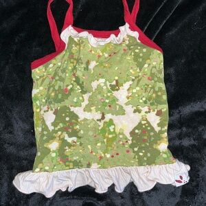 SweetHoney Camisole with Green and Red Pattern